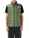 The North Face Men Green Logo Puffer Vest, Xl Luxury Jackets For Men Darveys In Green
