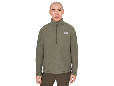The North Face Textured Cap Rock 1/4 Zip Men's Jacket New Taupe Green Heather: 2xl, Polyester