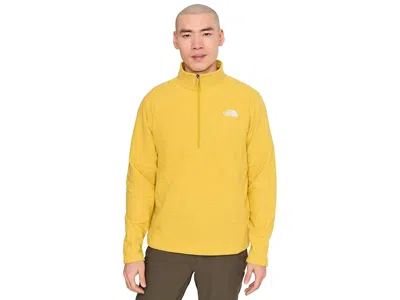 The North Face Textured Cap Rock 1/4 Zip Men's Jacket Pigment Yellow Heather: 2xl, Polyester