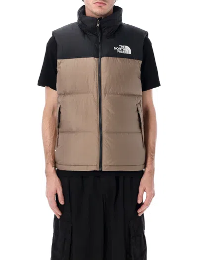 The North Face 1996 Retro Nuptse Down Gilet In Brown