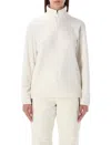 The North Face Zip-up Activewear Top In Neutral