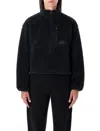 The North Face Extreme Pile Pullover Fleece With Zip In Black