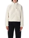 The North Face Extreme Pile Pullover Fleece With Zip In Neutral