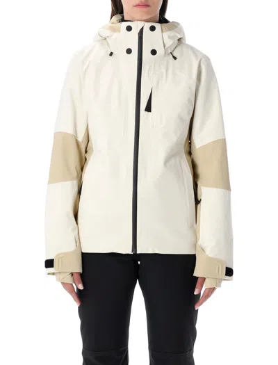 The North Face Lenado Ski Jacket Beige And White