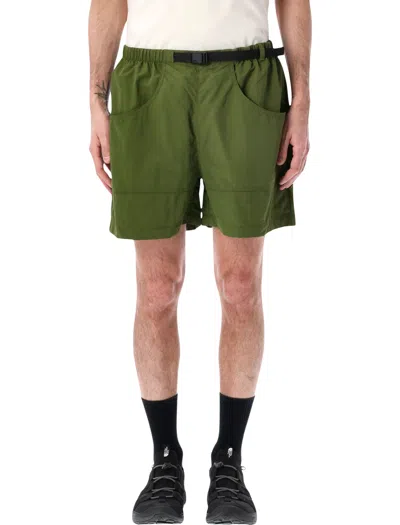 The North Face Red Box Nylon Shorts In Green