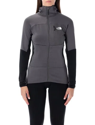 The North Face Stormgap Grey Polartec® Hooded Jacket In Gray