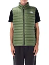 The North Face Men Green Logo Puffer Vest, Xl Luxury Jackets For Men Darveys In Green