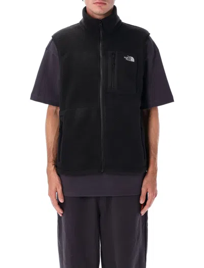 The North Face Zip-fastening Fleece Vest In Black