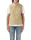 The North Face Yumiori Fleece Zip-up Gilet In Brown