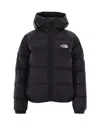 The North Face Thermal-insulated Channel Quilted Hooded Puffer Jacket In Black