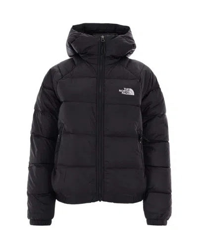The North Face Thermal-insulated Channel Quilted Hooded Puffer Jacket In Black