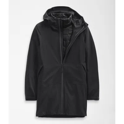 Pre-owned The North Face Thermoball Eco Nf0a5gbnjk3 Women's Triclimate Parka Jacket Ncl364 In Black