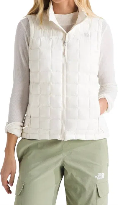 The North Face Thermoball Eco Vest 2.0 In Gardenia White In Multi