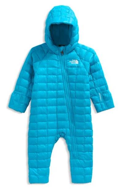 The North Face Babies'  Thermoball™ Hooded One-piece Snowsuit In Blue