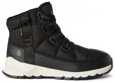 Pre-owned The North Face Thermoball Lace Up Luxe Wp Grey (women's) Sneakers In Black/asphalt Grey
