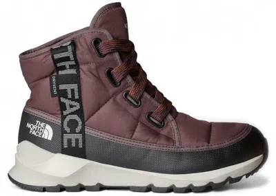 Pre-owned The North Face Thermoball Lace Up Luxe Wp (women's) Sneakers In Tawny Quartz/burnt Umber