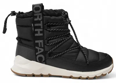 Pre-owned The North Face Thermoball Lace Up Wp (women's) Sneakers In Black/gardenia White