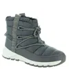 THE NORTH FACE THERMOBALL NF0A4AZG0CO WOMEN'S GRAY SNOW BOOTS SIZE US 11 CAT95