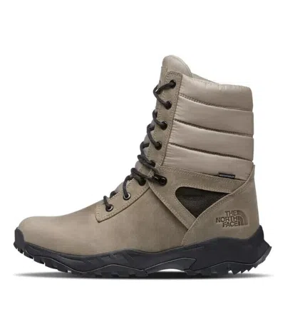 The North Face Thermoball Nf0a4oai1x3 Snow Boots Men's Brown Leather Yum180 In Gray