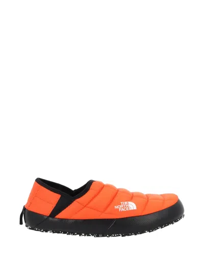 The North Face Thermoball Padded Sneakers In Orange