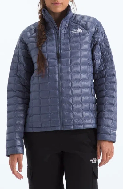 The North Face Thermoball Quilted Jacket In Blue