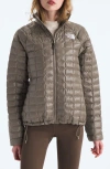 The North Face Thermoball Quilted Jacket In Brown