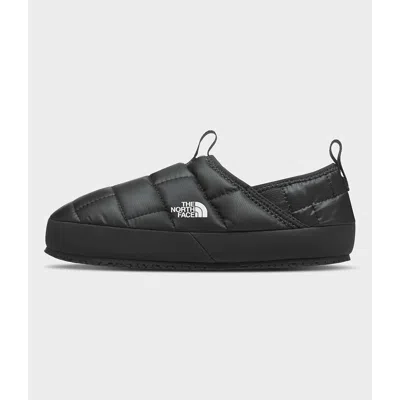 The North Face Thermoball Traction Ii Mules Kids Black White Slippers Htat1331