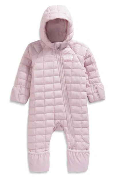 The North Face Babies'  Thermoball™ Water Repellent One-piece Snowsuit In Pink