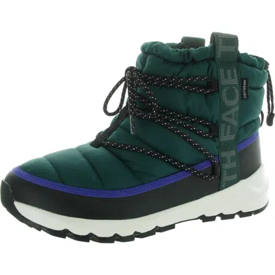 The North Face Thermoball Womens Faux Fur Lace Up Winter & Snow Boots In Multi