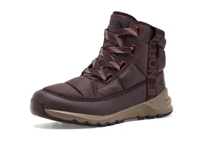 The North Face Thermoballtm Lace-up Luxe Wp Women's Cold Weather Boots Deep Burgundy/burgundy Crush: 6 B - Medium, 