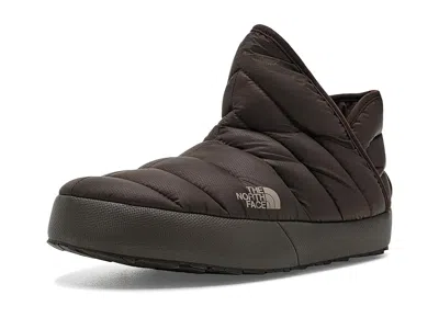 The North Face Thermoballtm Traction Bootie Women's Shoes Dark Chestnut/dark Chestnut: 10 B - Medium, Ripstop In Black