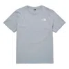 The North Face Tnf Basic Cotton T-shirt 'grey' In Gray