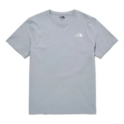 The North Face Tnf Basic Cotton T-shirt 'grey' In Gray