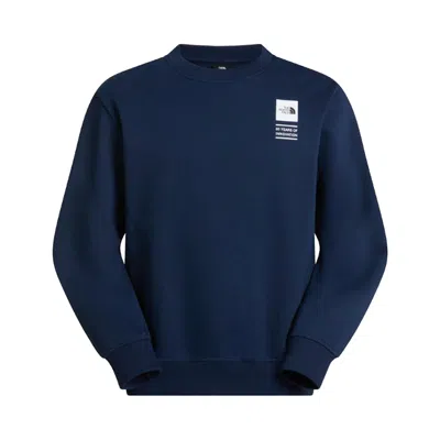 Pre-owned The North Face Tnf Celebration Relaxed Crewneck 'summit Navy' | Blue | Men's Size L