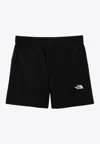 THE NORTH FACE TNF EASY WIND LOGO-EMBROIDERED SHORTS