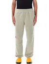 The North Face Beige 'tnf' Fleeski Sweatpants In Clay Grey