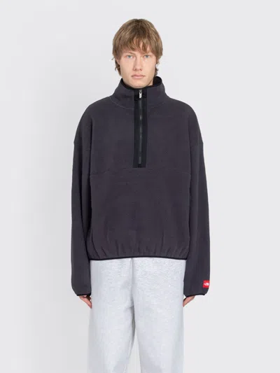 The North Face Tnf Red Box Half Zip Fleece Obsidian In Blue