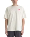 The North Face Tnf Red Box Relaxed Fit Logo Tee In White