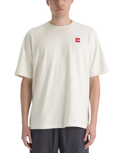 The North Face Tnf Red Box Relaxed Fit Logo Tee In White