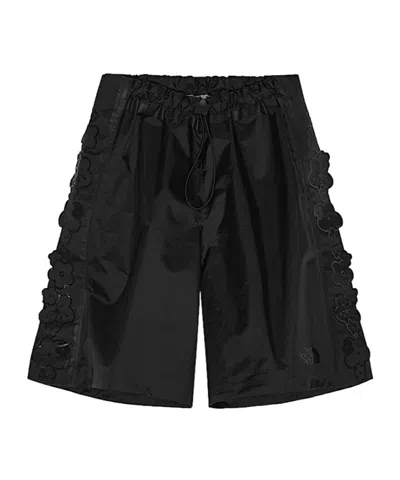 The North Face Tnf X Cecilie Bahnsen Ellie Mountain Shorts In Tnf Black