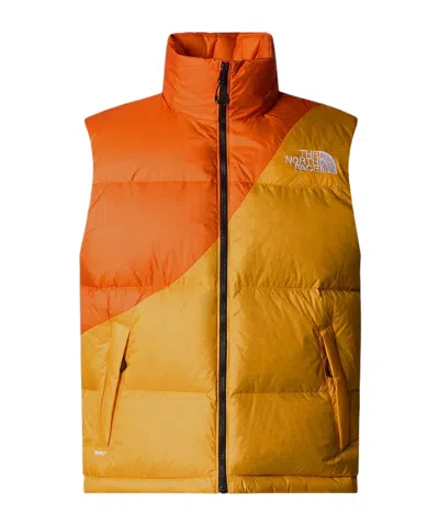 THE NORTH FACE THE NORTH FACE LOGO-EMBROIDERED ZIPPED PADDED GILET