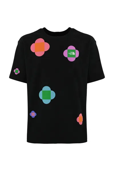 The North Face Tnf X Yinka Ilori Lets Blossom Together T-shirt In Cotton In Black