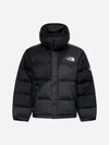 The North Face Himalayan Zip-up Down Jacket In Black