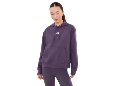 The North Face Tnftm Double Knit Hoodie Women's Sweatshirt Endless Dusk: 2xl In Purple