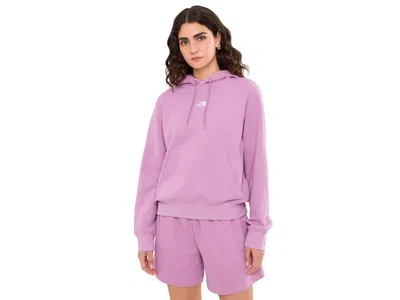 The North Face Tnftm Double Knit Hoodie Women's Sweatshirt Hushed Lavender: Md, Cotton/polyester In Purple