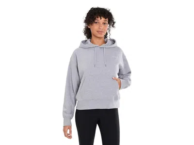 The North Face Tnftm Essential Simple Dome Boxy Oversize Hoodie Women's Sweatshirt Tnf Pale Grey Heather/tnf Pale G In Multi