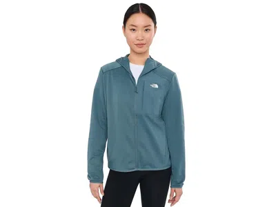 The North Face Tnftm Performance Fleece Full Zip Hoodie In Blue