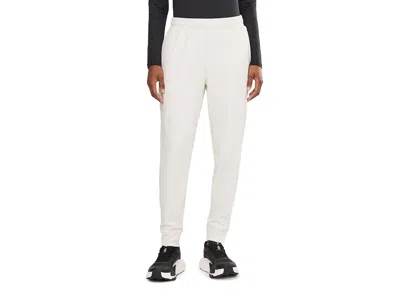 The North Face Tnftm Performance Fleece Sw Pants Women's Clothing White Dune: Lg, Elastane/polyester In Neutral