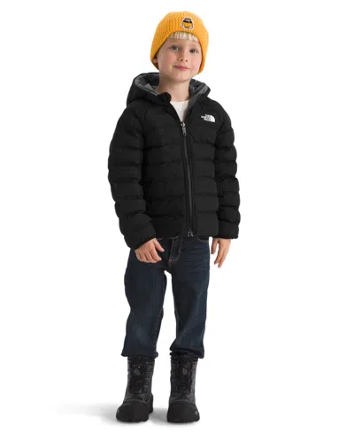 The North Face Kids' Toddler And Little Boys Perrito Reversible Hooded Jacket In Black