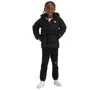 The North Face Toddler & Little Girls North Quilted Fleece-lined Full-zip Hooded Down Parka In Tnf Black